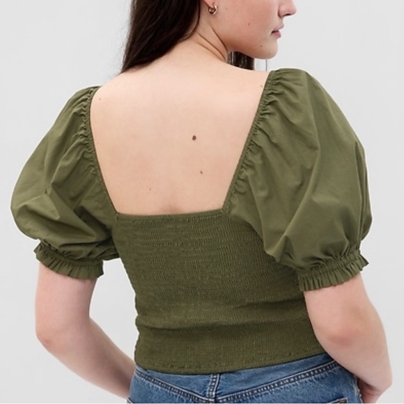 Puff Sleeve Sweetheart Neck Top - Picture 3 of 6